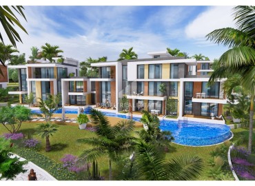 Квартиры и виллы с собственным бассейном, в новом жилом проекте с высокой доходностью, Татлысу, Фамагуста, Северный Кипр, 42-222 м2 ID-15551 фото-2