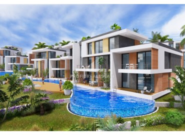 Квартиры и виллы с собственным бассейном, в новом жилом проекте с высокой доходностью, Татлысу, Фамагуста, Северный Кипр, 42-222 м2 ID-15551 фото-3