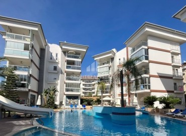 Bright furnished apartment 2+1, 85m², with heated floors and glazed balcony, Oba, Alanya ID-15552 фото-1