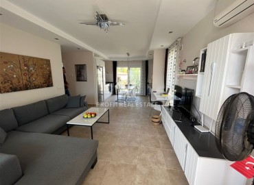 Bright furnished apartment 2+1, 85m², with heated floors and glazed balcony, Oba, Alanya ID-15552 фото-2