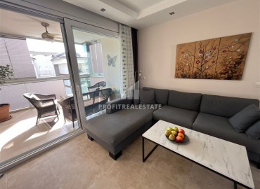 Bright furnished apartment 2+1, 85m², with heated floors and glazed balcony, Oba, Alanya ID-15552 фото-3