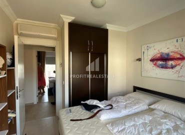 Bright furnished apartment 2+1, 85m², with heated floors and glazed balcony, Oba, Alanya ID-15552 фото-10