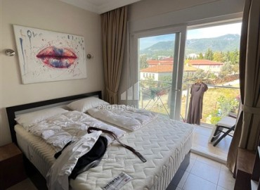 Bright furnished apartment 2+1, 85m², with heated floors and glazed balcony, Oba, Alanya ID-15552 фото-11