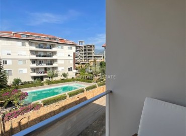 Bright furnished apartment 2+1, 85m², with heated floors and glazed balcony, Oba, Alanya ID-15552 фото-17