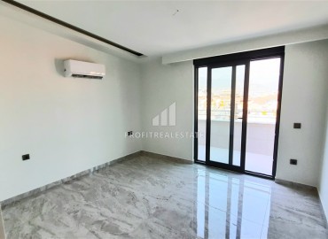 New spacious unfurnished penthouse, 130m², two bedrooms, 350 meters from the beach, Oba, Alanya ID-15563 фото-10
