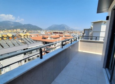 New spacious unfurnished penthouse, 130m², two bedrooms, 350 meters from the beach, Oba, Alanya ID-15563 фото-20