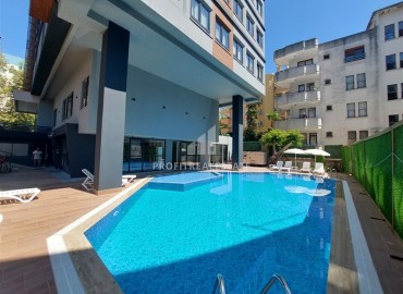 Ergonomic furnished one-bedroom apartment 58m², in a new residence with facilities in the center of Alanya ID-15568 фото-11