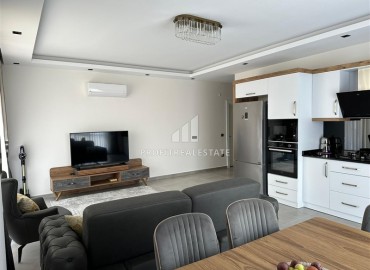 Stylish apartment 2+1, 110m², with sea and mountain views in a premium residence in Mahmutlar, Alanya ID-15570 фото-3