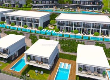 Апартаменты 1+1, 61м², в элитной резиденции на этапе строительства в Каргыджаке, Алания ID-15574 фото-7