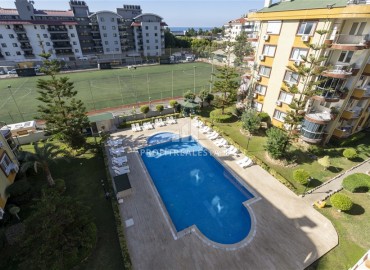 Stylish two bedroom apartment 110 m², with a modern interior, sea views, 350 meters from the beach in Oba, Alanya ID-15579 фото-17