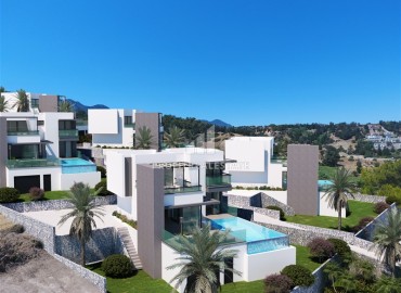 Premium villas from the developer, with three bedrooms, infinity pools and sea views, in Esentepe, Northern Cyprus ID-15583 фото-2
