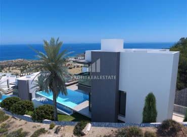 Premium villas from the developer, with three bedrooms, infinity pools and sea views, in Esentepe, Northern Cyprus ID-15583 фото-5