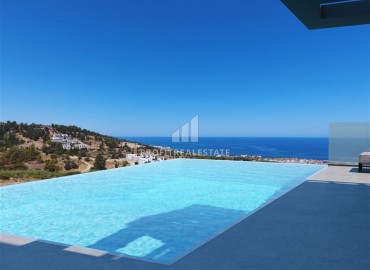 Виллы класса премиум от застройщика, с тремя спальнями, инфинити-бассейнами и видом на море, в Эсентепе, Северный Кипр ID-15583 фото-7