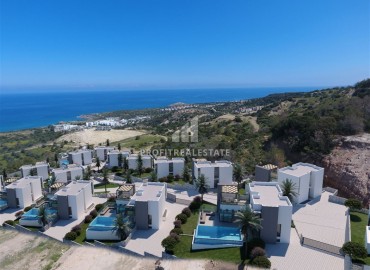 Виллы класса премиум от застройщика, с тремя спальнями, инфинити-бассейнами и видом на море, в Эсентепе, Северный Кипр ID-15583 фото-11