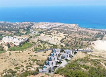 Виллы класса премиум от застройщика, с тремя спальнями, инфинити-бассейнами и видом на море, в Эсентепе, Северный Кипр ID-15583 фото-13