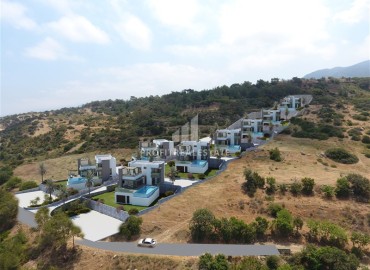 Виллы класса премиум от застройщика, с тремя спальнями, инфинити-бассейнами и видом на море, в Эсентепе, Северный Кипр ID-15583 фото-14