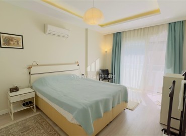 Готовая к проживанию, квартира с двумя спальнями, 110м² с видом на море в уютном комплексе в Каргыджаке, Алания ID-15601 фото-8