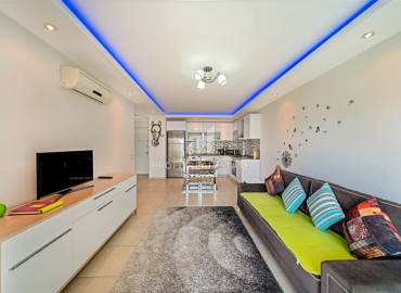 Меблированная квартира с одной спальней, 75м², в комплексе премиум класса в 650м от пляжа Инжекум в Авсалларе, Алания ID-15603 фото-2