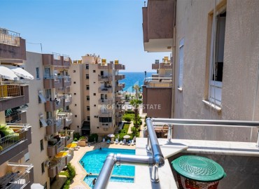 Cozy furnished apartment 2+1, 95m², with sea views, on the first coastline in Mahmutlar, Alanya ID-15607 фото-12