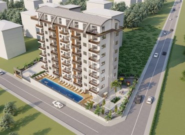 Profitable proposition! Inexpensive one-bedroom apartment 55m², at the final stage of construction, Avsallar, Alanya ID-15612 фото-1