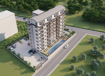 Profitable proposition! Inexpensive one-bedroom apartment 55m², at the final stage of construction, Avsallar, Alanya ID-15612 фото-2