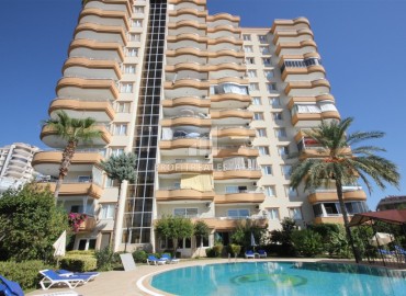Bright furnished apartment 2+1, 115m², with panoramic sea views, 300 meters from the beach, Mahmutlar, Alanya ID-15614 фото-1