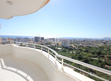 Светлая меблированная квартира 2+1, 115м², с панорамным видом на море, в 300 метрах от пляжа, Махмутлар, Аланья ID-15614 фото-11