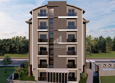 Apartment 1+1 and 2+1 duplexes, 55-155m², in a residence at the final stage of construction in Avsallar, Alanya, with installments from the construction company ID-15615 фото-4