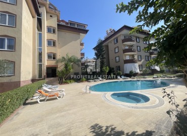 Two bedroom furnished apartment, 100m², in a residence with a swimming pool in the Alanya area - Oba, 600m from the sea. ID-15149 фото-13