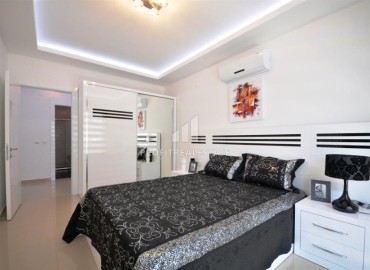 Furnished two bedroom apartment 120m², with a modern interior, in a residence with facilities, Oba, Alanya ID-15659 фото-5