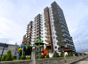 Уютные трехкомнатные апартаменты, 110м², в комплексе с бассейном в Арпачбахшиш, Эрдемли, в 500м от моря ID-14646 фото-1
