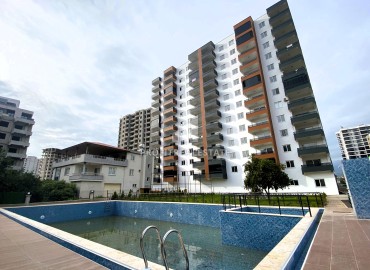 Уютные трехкомнатные апартаменты, 110м², в комплексе с бассейном в Арпачбахшиш, Эрдемли, в 500м от моря ID-14646 фото-4