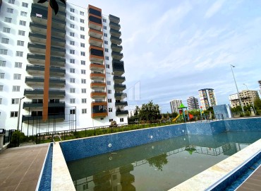 Уютные трехкомнатные апартаменты, 110м², в комплексе с бассейном в Арпачбахшиш, Эрдемли, в 500м от моря ID-14646 фото-5