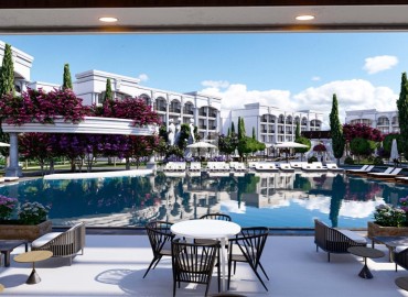 Фешенебельный инвестиционный проект класса премиум: апартаменты 34-60м²  в концепции отеля, Бафра, Искеле, Северный Кипр ID-15668 фото-2