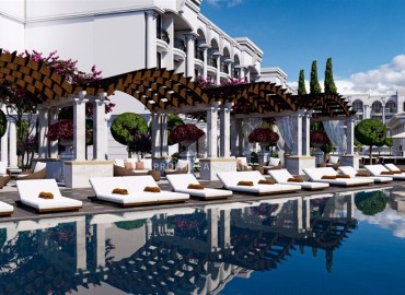 Фешенебельный инвестиционный проект класса премиум: апартаменты 34-60м²  в концепции отеля, Бафра, Искеле, Северный Кипр ID-15668 фото-4