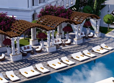 Фешенебельный инвестиционный проект класса премиум: апартаменты 34-60м²  в концепции отеля, Бафра, Искеле, Северный Кипр ID-15668 фото-5