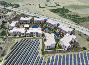 Фешенебельный инвестиционный проект класса премиум: апартаменты 34-60м²  в концепции отеля, Бафра, Искеле, Северный Кипр ID-15668 фото-14