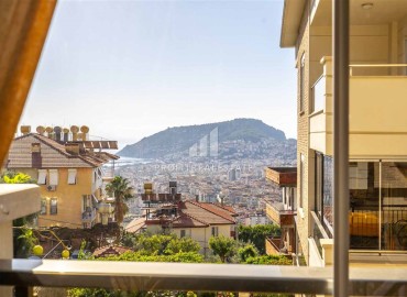 View furnished apartment with two bedrooms, 105m², with access to the garden in Alanya Hasbahce area ID-15669 фото-12