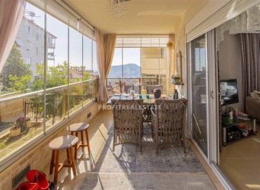 View furnished apartment with two bedrooms, 105m², with access to the garden in Alanya Hasbahce area ID-15669 фото-11
