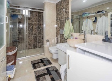 View furnished apartment with two bedrooms, 105m², with access to the garden in Alanya Hasbahce area ID-15669 фото-10