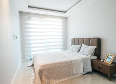Elegant view apartment 2+1, on the first coastline, in a residence with extensive facilities, Mahmutlar, Alanya ID-15672 фото-12