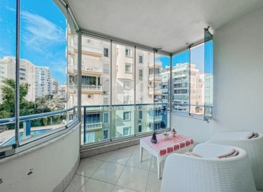 Magnificent furnished apartment 2+1, 134 m², with glazed balcony, 200 meters from the sea, Mahmutlar, Alanya ID-15673 фото-14