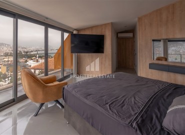 Меблированный пентхаус с тремя спальнями 210м², с видом на море и стильным интерьером, в исторической части Аланьи ID-15674 фото-7