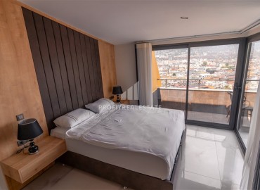 Меблированный пентхаус с тремя спальнями 210м², с видом на море и стильным интерьером, в исторической части Аланьи ID-15674 фото-9