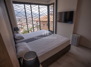 Меблированный пентхаус с тремя спальнями 210м², с видом на море и стильным интерьером, в исторической части Аланьи ID-15674 фото-11