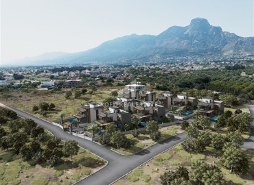 Премиальный инвестиционный проект: виллы 238м², с бассейнами, в 50 метрах от моря, Каршияка (Василея), Кирения, Северный Кипр ID-15681 фото-9