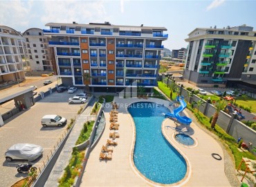 New apartment 2+1, 80m², fully finished in a premium new building, 150m from the sea in Kargicak, Alanya ID-15682 фото-16