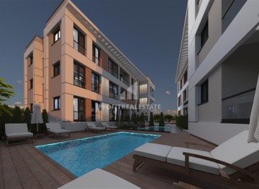 Трехкомнатные апартаменты, 70м² в комплексе с бассейном, в районе Лапта, Северный Кипр, 1200м от моря ID-15684 фото-1