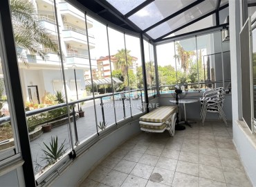 Spacious furnished apartment 2+1, 140 m², with a glazed balcony, 150 meters from the Mediterranean Sea, Oba, Alanya ID-15685 фото-7