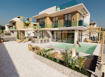 Luxury villas 3+1, 197m², with private pool in an investment project in Iskele, Northern Cyprus ID-15692 фото-3